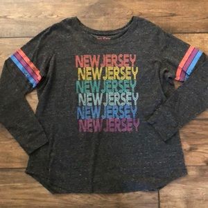 State of mind NEW JERSEY Rainbow long sleeve T-shirt
